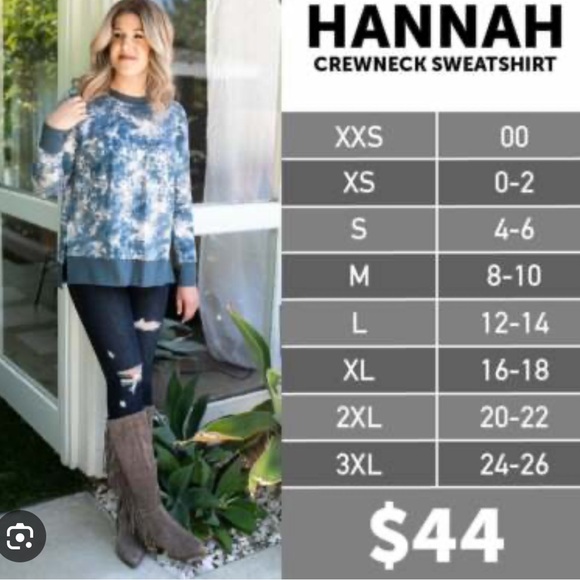 LuLaRoe Hannah - Large - Picture 12 of 13